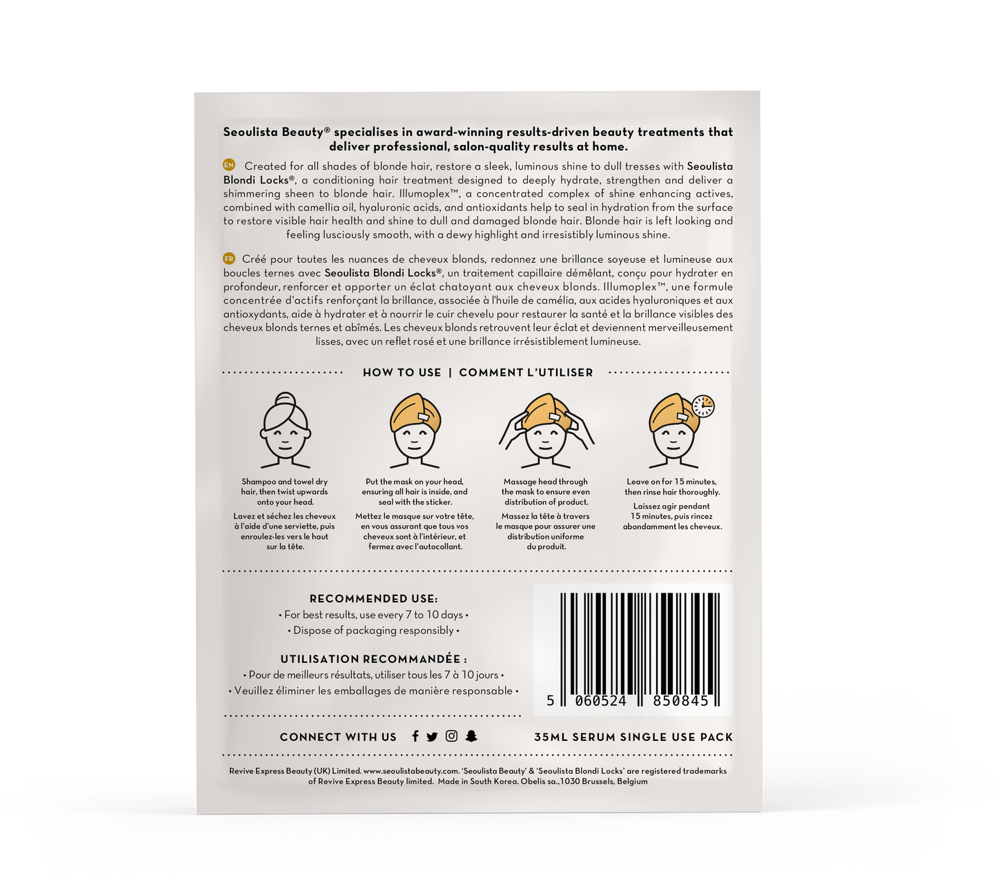 Seoulista Blondi Locks® Hair Mask - Seoulista Beauty