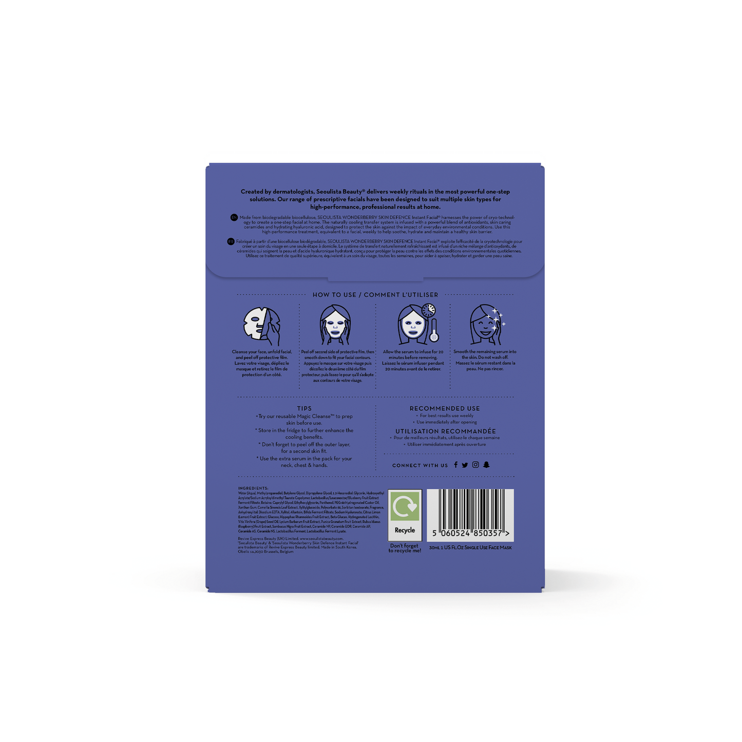 Seoulista Wonderberry Skin Defence Instant Facial® - Seoulista Beauty