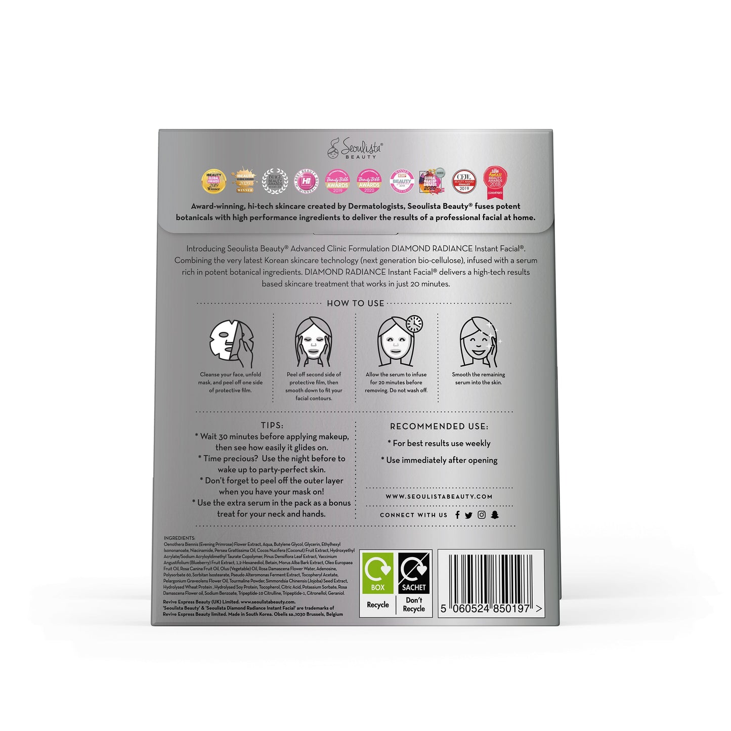 Seoulista Diamond Radiance Instant Facial® - Seoulista Beauty