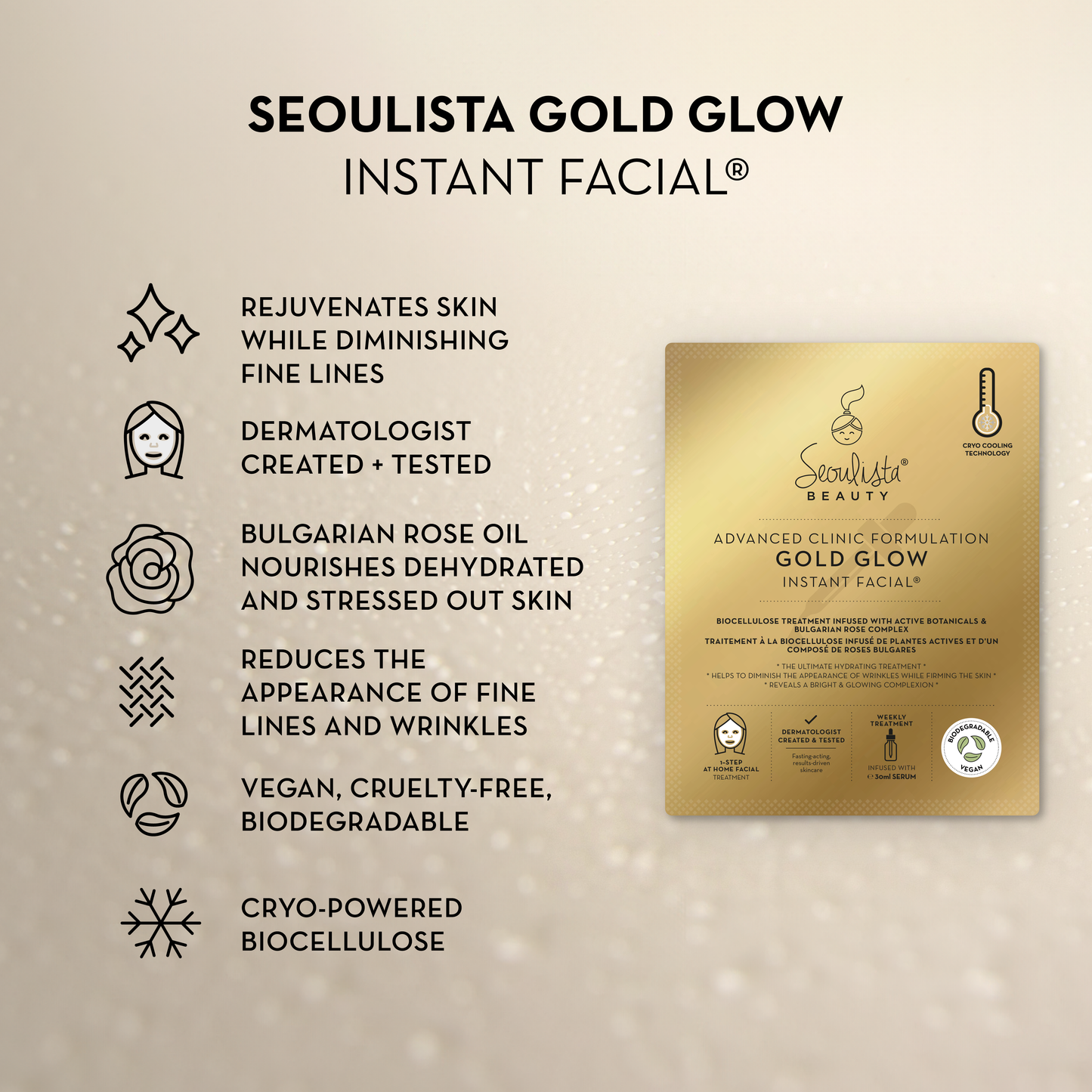 Seoulista Gold Glow Instant Facial®