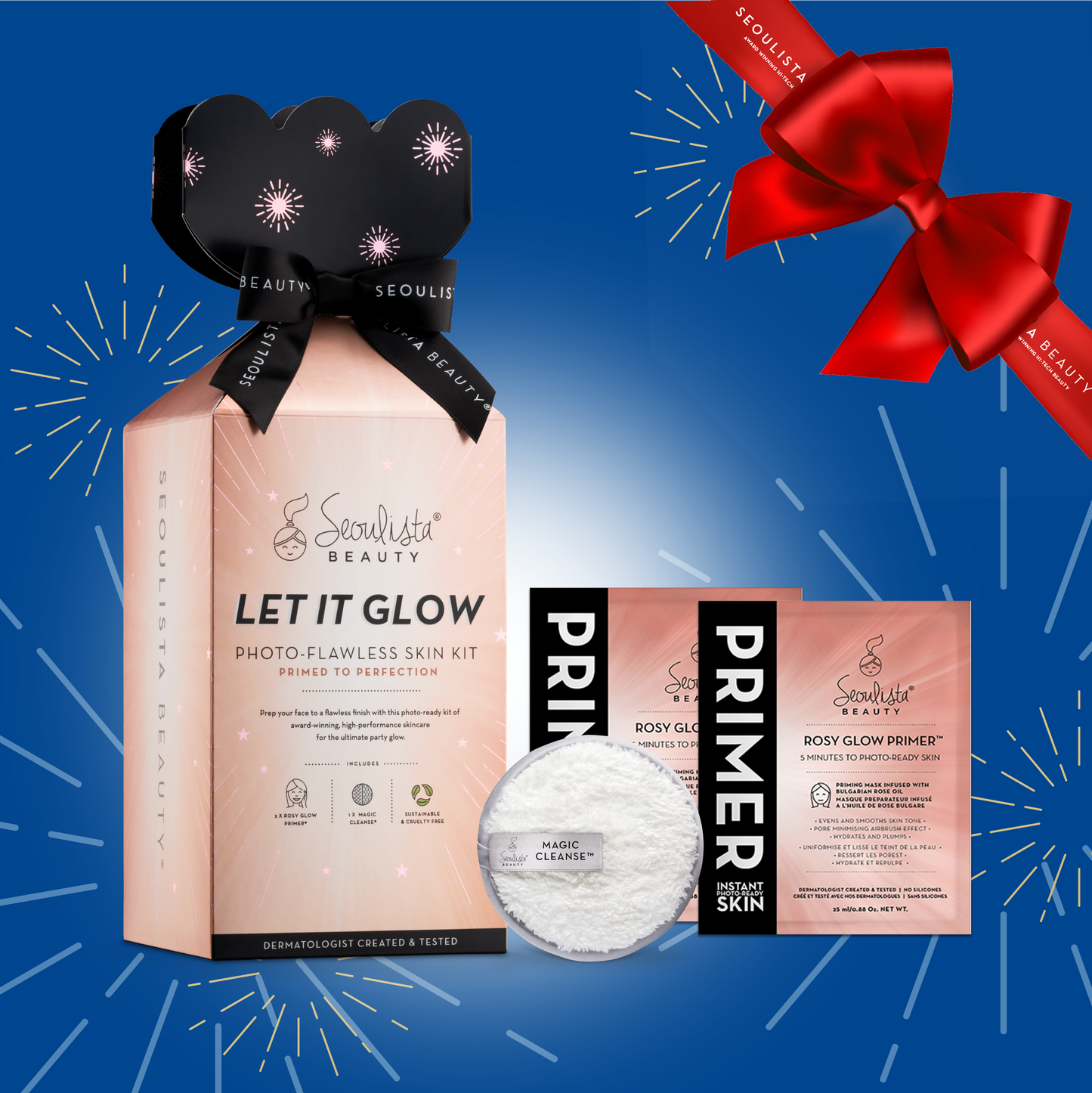 Seoulista Beauty® Let It Glow! Cleanse & Prep Party Skin Kit