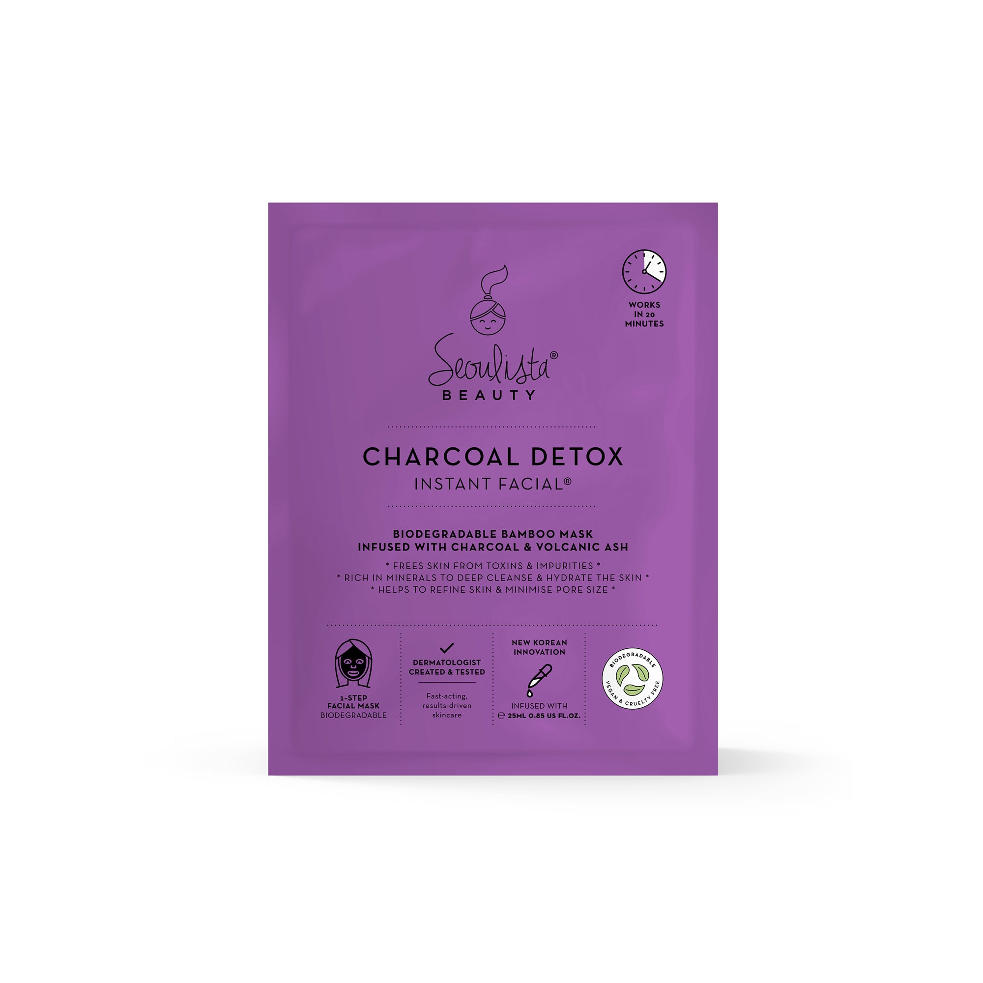 Seoulista Charcoal Detox Instant Facial® Seoulista Beauty